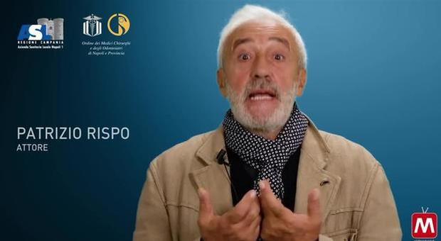 Patrizio Rispo voce per i vaccini nello spot di Ordine Medici e Asl Napoli 1