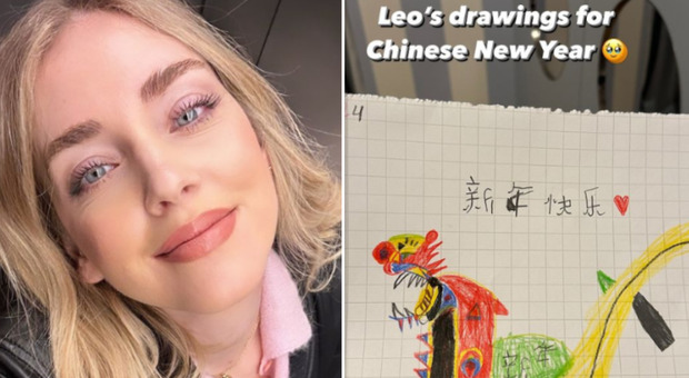 Chiara Ferragni emozionata per il disegno di Leone sul Capodanno Cinese. Ecco di cosa si tratta