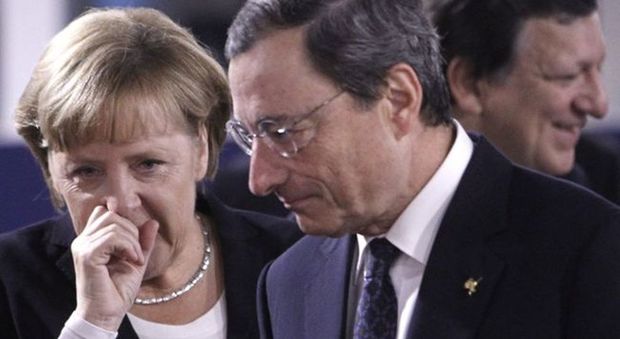 Draghi mette sull'attenti la Germania. Merkel replica: "legittimo il dibattito sui tassi"