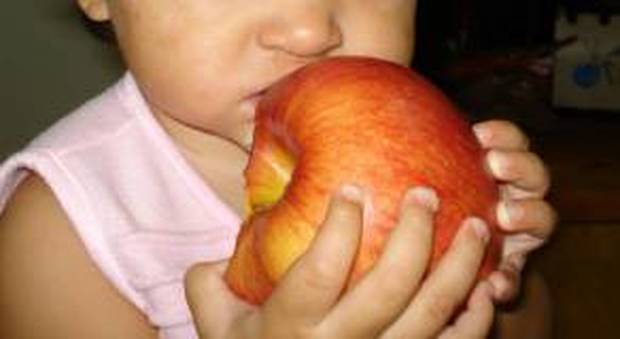 Pezzo di mela nei bronchi, bimbo di 18 mesi rischia di soffocare. Salvato da 10 medici
