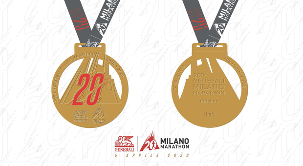 Milano Marathon 2020, la medaglia celebra il Duomo