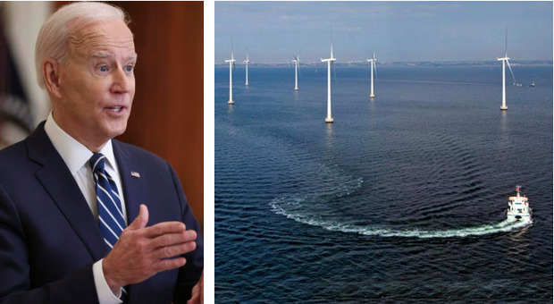 Biden cambia rotta, maxi impianti eolici in mare per contrastare i cambiamenti climatici