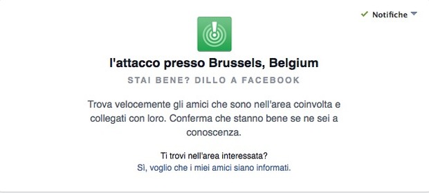 Bruxelles sotto attacco, Facebook attiva il "Safety Check": "Fateci sapere se state bene"