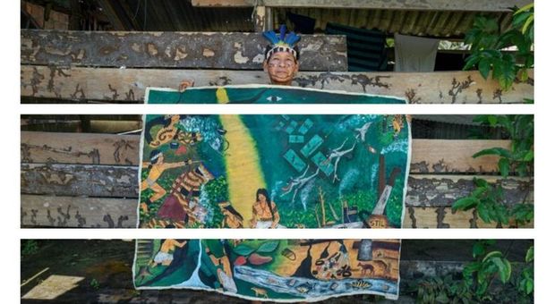 I volti delle donne guerriere dell'Amazzonia in mostra a Roma