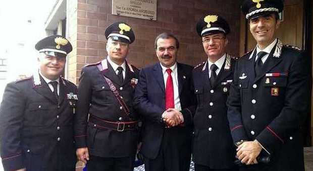 Spello, la caserma dei carabinieri intitolata ad Angelucci: «Resterai un esempio per tutti»