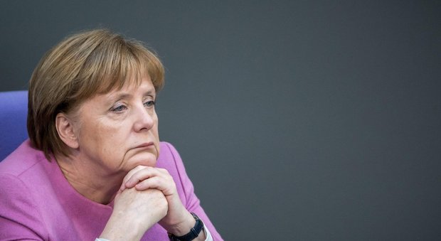 Angela Merkel e la leader dei populisti di destra dell'Afd, Frauke Petry