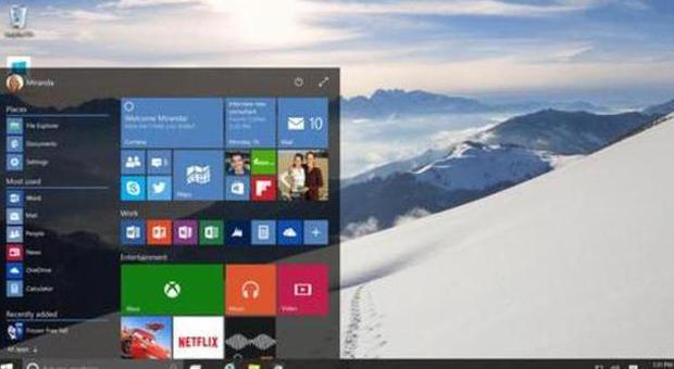 Windows 10 pronto al lancio Sistema di Microsoft in 7 versioni