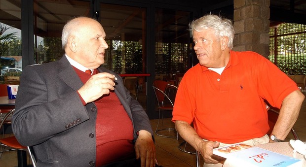 Cibotto (a sinistra) con Lino Toffolo