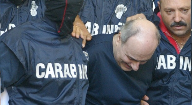 Paolo Di Lauro al momento dell'arresto
