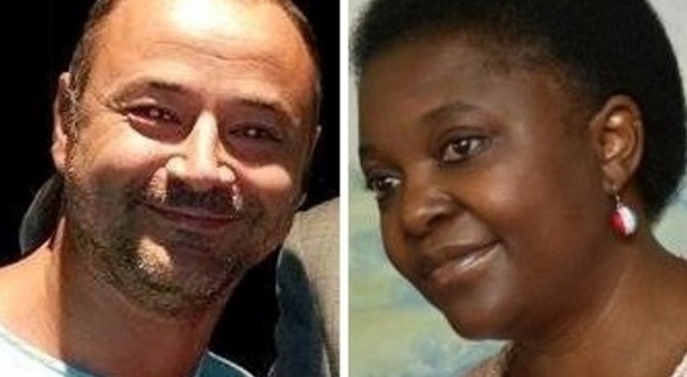 Antonesio Diomedi e Cecile Kyenge