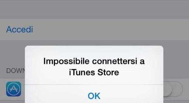 Apple, off line i servizi iTunes e App Store: titolo cala in borsa