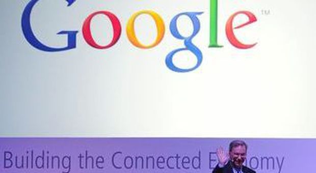 L'Ad di Google Eric Schmidt (foto Ap)