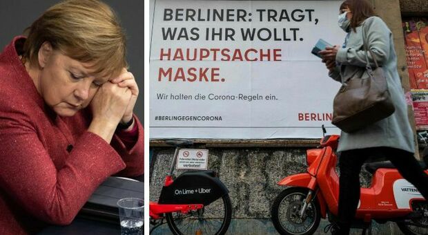 Germania, record di contagi: 23.679 nuovi positivi e 440 morti. Vittime superano quota 20 mila