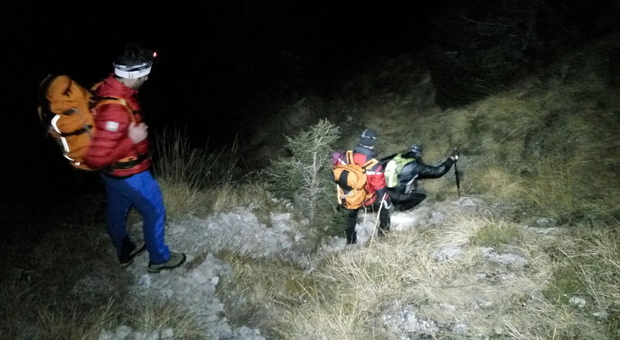 Monte Matajur, escursionista sorpresa dal buio a 1150 metri di quota