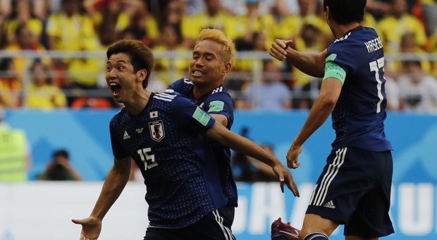 Sorpresa Giappone: battuta la Colombia 2-1