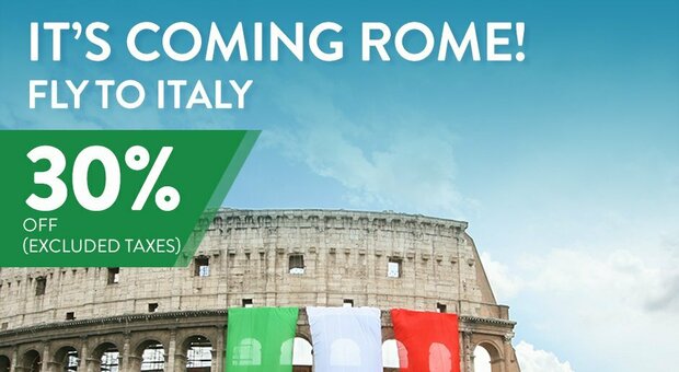 Italia campione d'Europa, Alitalia lancia l'offerta sui voli: «It's coming Rome»