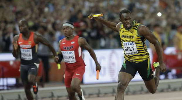 La Giamaica vince staffetta 4x100 E' il terzo oro per Usain Bolt