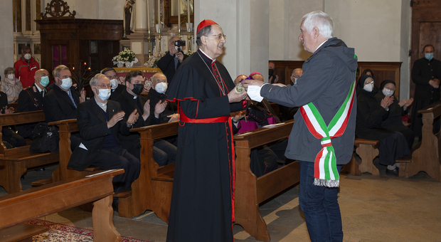 Il cardinale Stella cittadino onorario di Canale