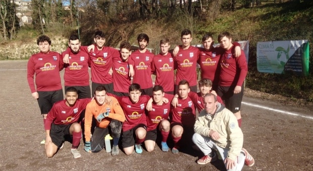 L'U19 del Real Gavignano Ponzano (foto Galassetti).