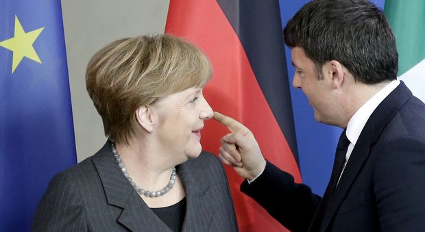Merkel e Renzi