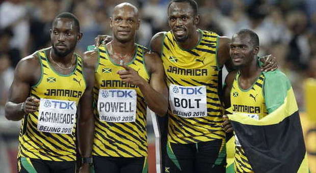 Bolt piglia tutto, la Giamaica vince ​staffetta 4x100, terzo oro per lui