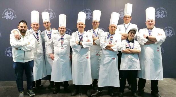 Campionati italiani della cucina: uno splendido argento per il Team Cuochi Marche