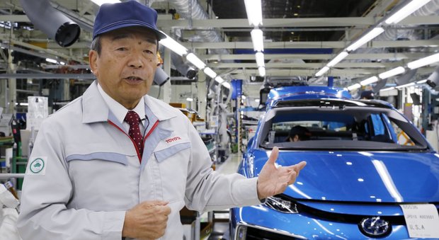 Takeshi Uchiyamada, presidente di Toyota Motor Corp.