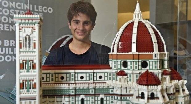 Firenze, a 17 anni costruisce la Cupola del Brunelleschi con 20mila mattoncini Lego