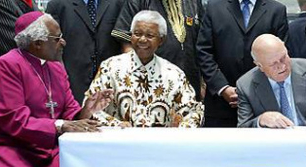 Desmond Tutu, Nelson Mandela e Frederik De Klerk