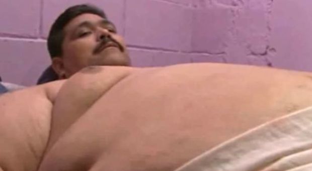 Andres Moreno, l'uomo più grasso del mondo