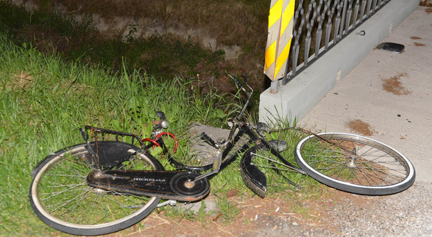 La bici del 47enne travolto e rimasto ucciso in viale Palmanova a Udine