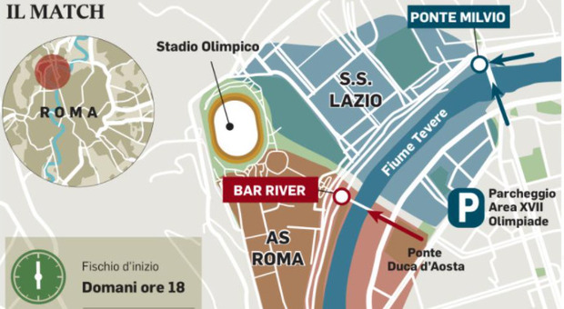 Lazio-Roma, Olimpico blindato: allerta per i no Green pass, il piano traffico