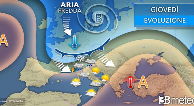  sarà una burrasca con piogge, vento e nevicate. Ecco la data (e le regioni più a rischio)