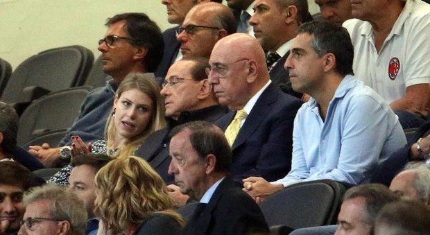 Berlusconi in tribuna