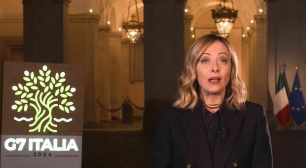 Meloni presenta la presidenza italiana del G7 che si terrà in Puglia