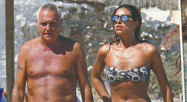 Giorgio Panariello con la fidanzata Claudia Maria Cappellini a Formentera
