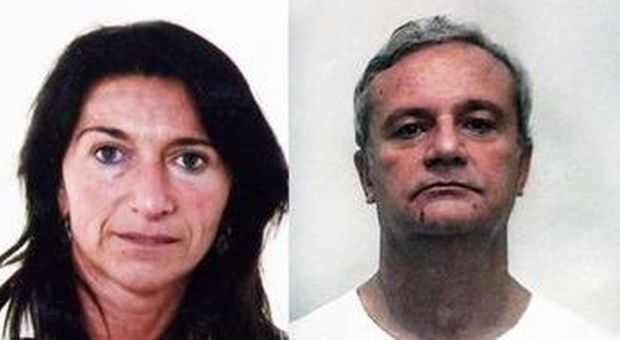 La vittima Gabriella Falzoni e Giovanni Lucchese (Ansa)