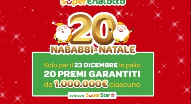 SuperEnalotto, “Nababbi a Natale” regala ad un poliziotto di Potenza 1 milione di euro