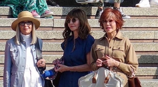 Jane Fonda e Diane Keaton a Venezia per la riprese di The book club 2: partite le riprese tra calli e campi