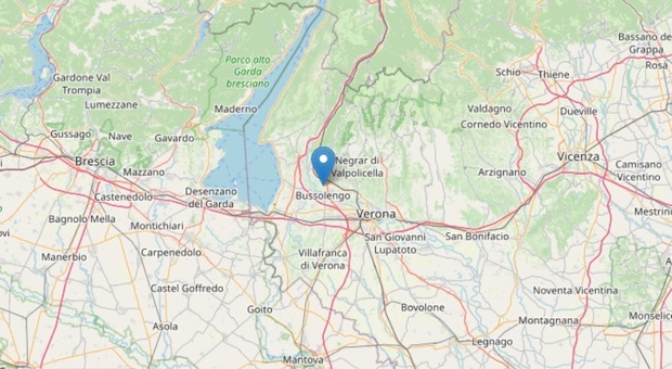 Terremoto sul lago di Garda: scossa di 3.3 tra Pescantina e Bussolengo