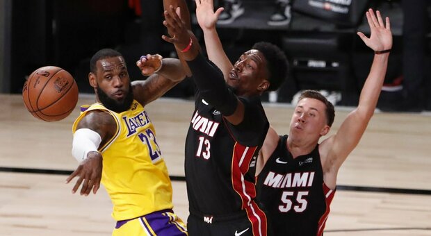 Nba Finals, ai Lakers gara uno: notte da dimenticare per Miami