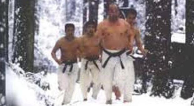 Al PalaSavelli è l'ora del Kangeiko Karate La tigre interiore corre sulla neve