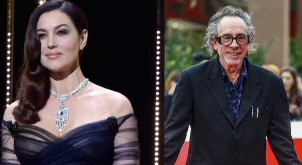 Monica Bellucci e Tim Burton nuova coppia? Paparazzati a braccetto a Parigi