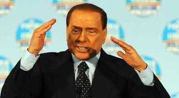 Sivlio Berlusconi (foto Di Marco - Ansa)