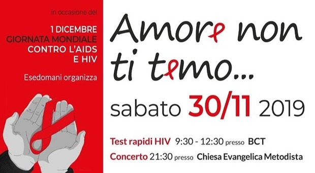 In occasione della giornata mondiale contro Hiv e Aids a Terni pre-screening gratis per tutti