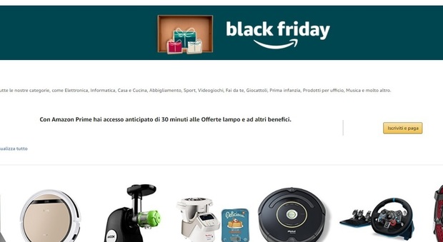 Amazon Black Friday 2017, ci siamo: sconti, offerte e promozioni entrano nel vivo