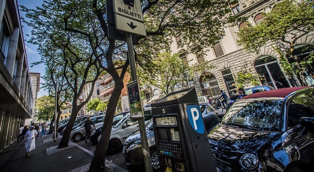 Parcheggi a pagamento a Bergamo - Fotogramma