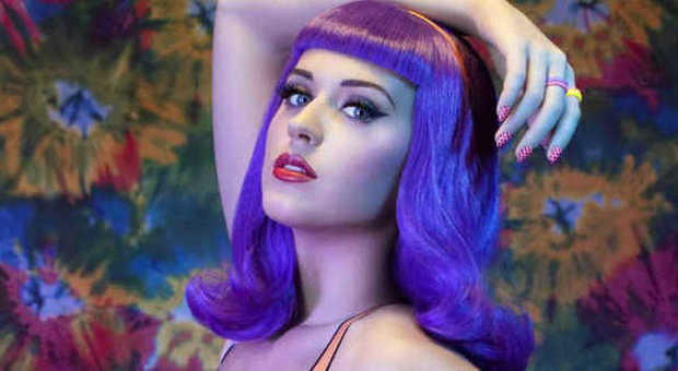 Katy Perry capelli color block