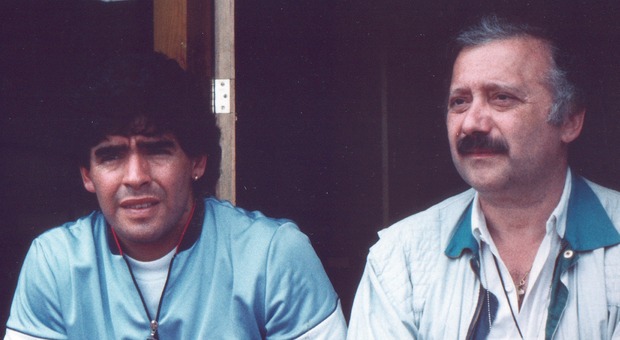 Diego Maradona con Gianni Minà