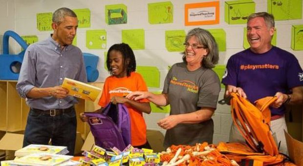 Obama in visita a scuola, delude una bambina: "Preferivo che venisse Beyoncè"